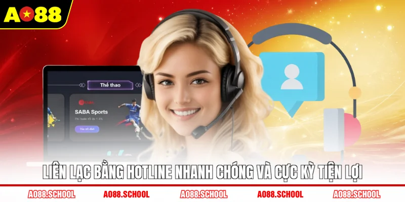 Liên lạc bằng hotline nhanh chóng và cực kỳ tiện lợi Liên lạc bằng hotline nhanh chóng và cực kỳ tiện lợi